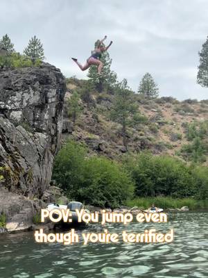 I’ve always been the “leap and the net will appear” type. But I’m not going to lie and say it isn’t still scary! The fear doesn’t go away, you just get more practiced at jumping anyway. I think there’s this idea that being brave means not being scared. But that’s horseshit. Being brave is being scared but doing it anyway. So if you’re standing at your own version of this rock right now, whatever that looks like for you, that’s your sign. You don’t have to feel ready. You just have to go.