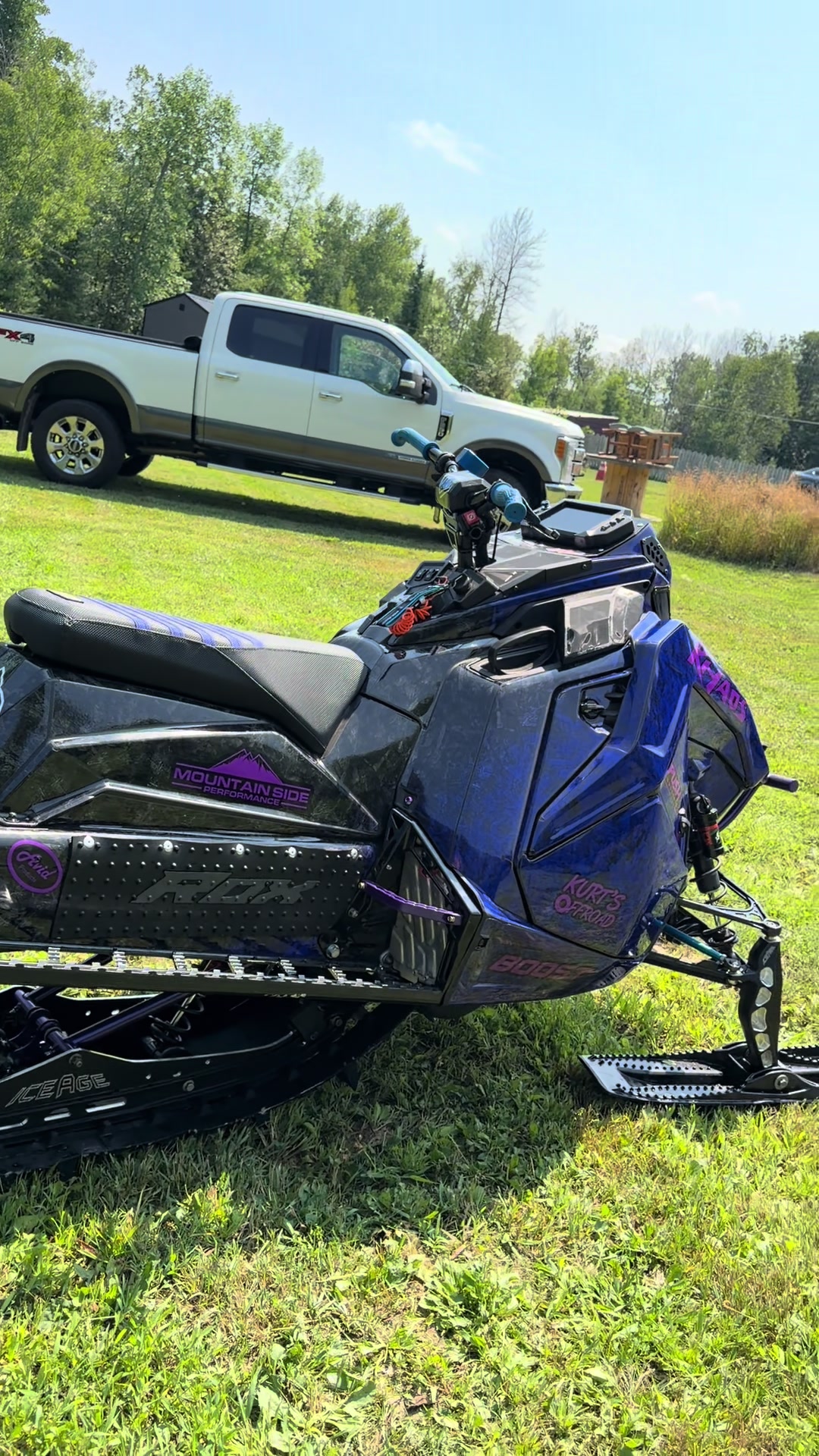 Ready to trade this heat for fresh powder #polarisboost #fyp #snowmobile 