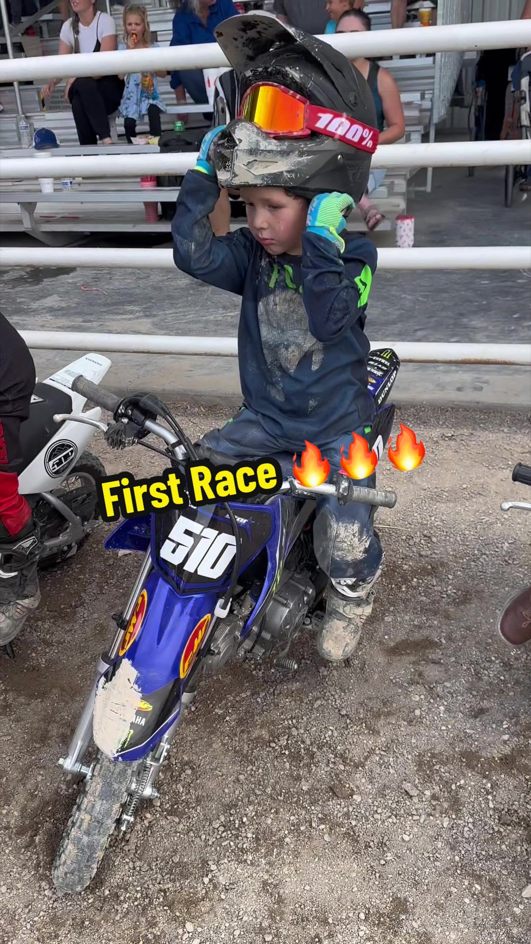 The first race for most of these kids and it was so fun to watch! #dirtbike #motofamily 