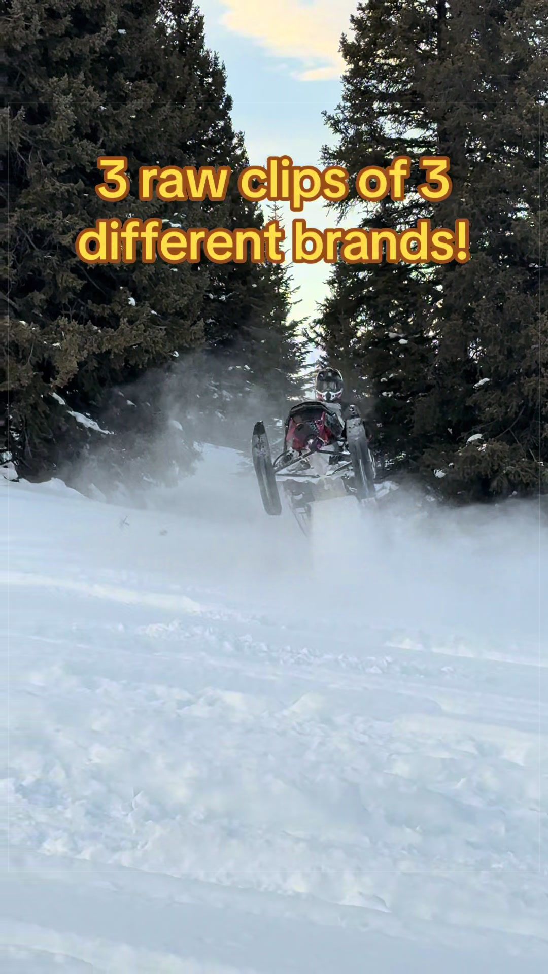 Gotta love how unique each brand is not a single one is bad! #skidoo #arcticcat #polaris