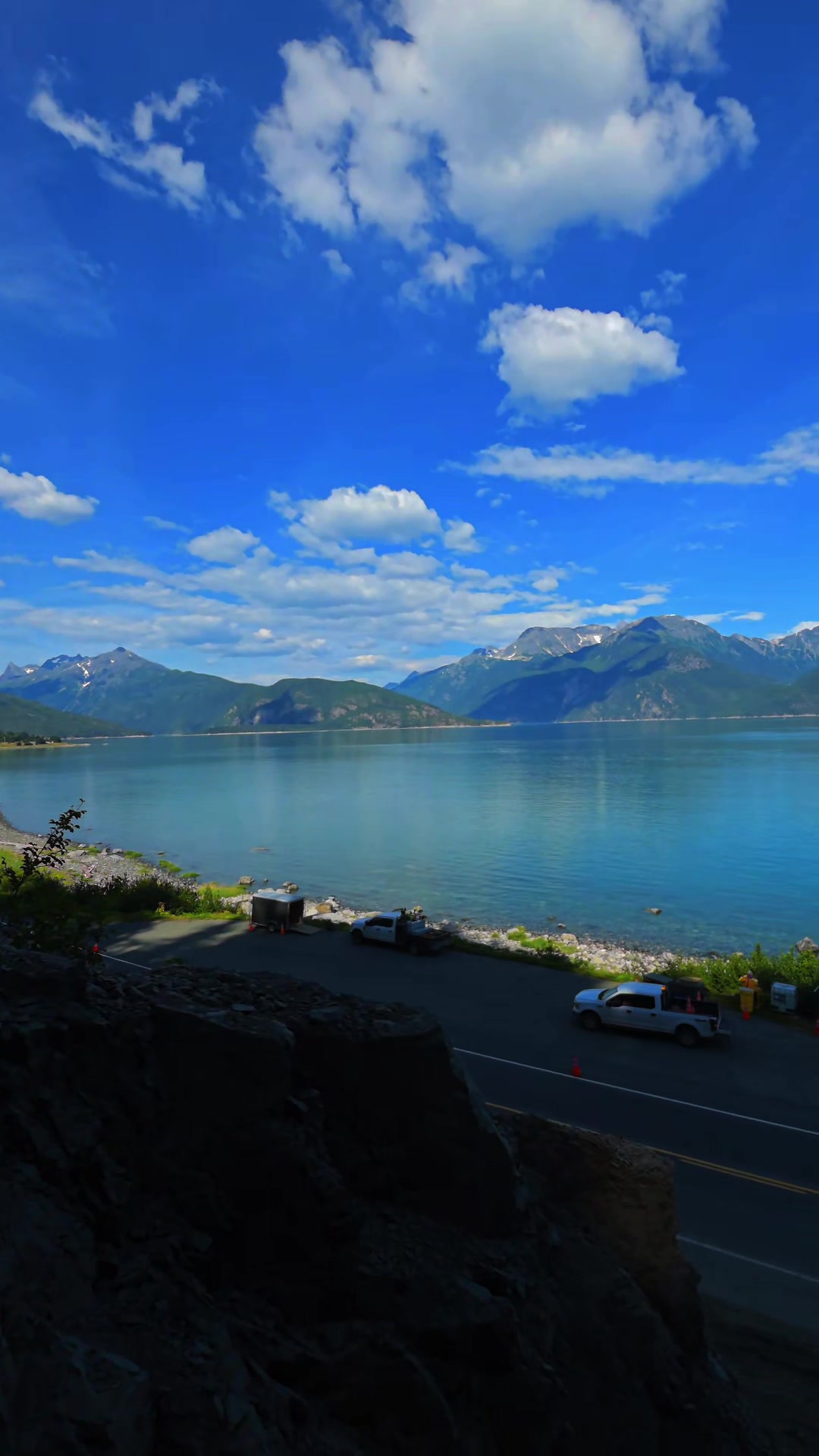 These veiws never get old.  #fyp #foryoupage #rockfall #alaska #bluecollar 