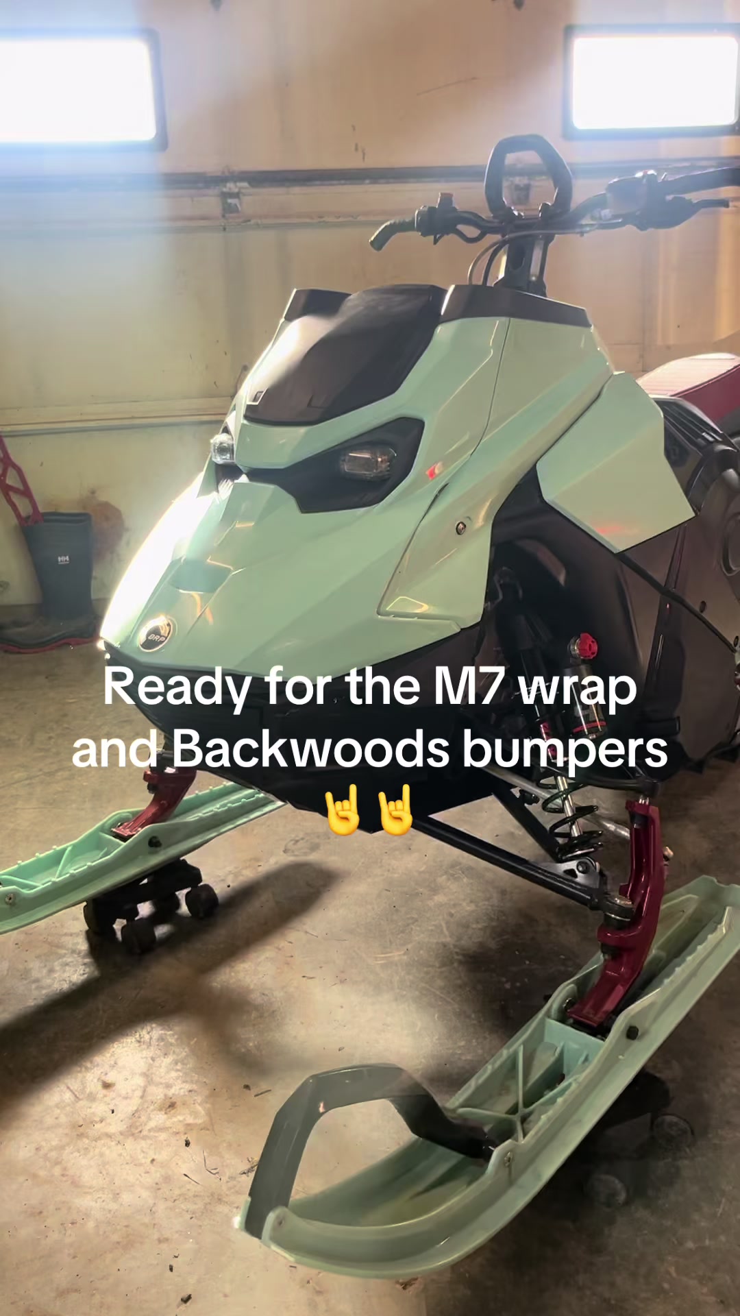 Now we wait @Tristan Busson @NoGoodFilmz @M7 Designs #skidoo #freeride #850turbo #turbotime #viralvideo 