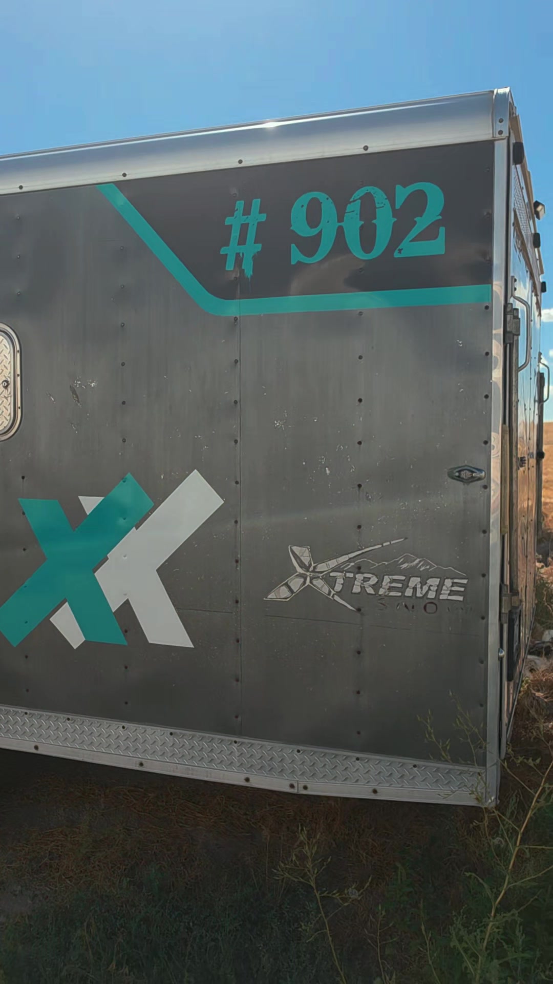Huge shout out to @Ibexx for the awesome new wrap for race trailer, Thank you! Can't wait to add the rest of this year's sponsors. Gonna be traveling in style this year. #sledtok #IBEXX #fyp 