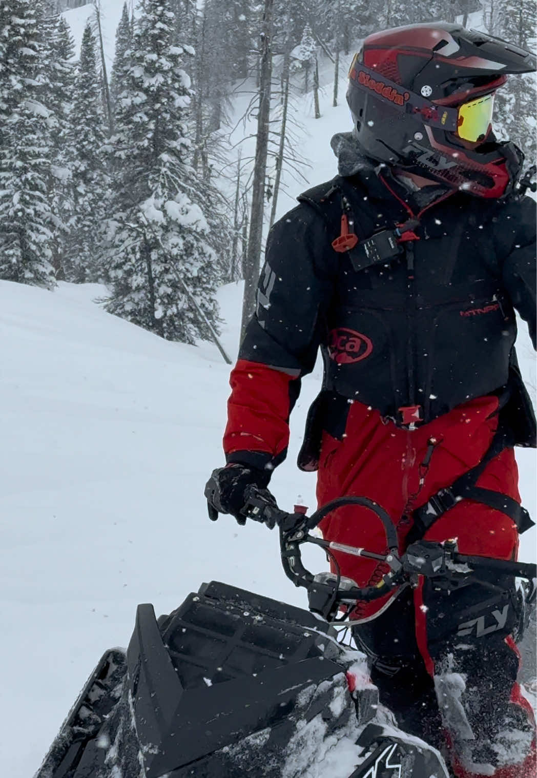 Just a white oowder addict #snowmobiles #fyp #polaris 