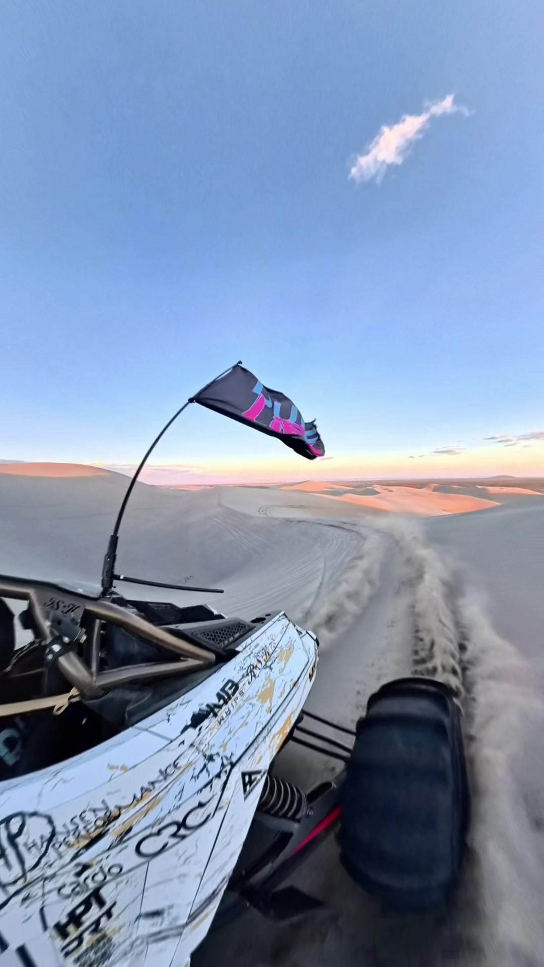 Was able to sneak in a quick evening ride last night. #dunelife #sunset #epic 