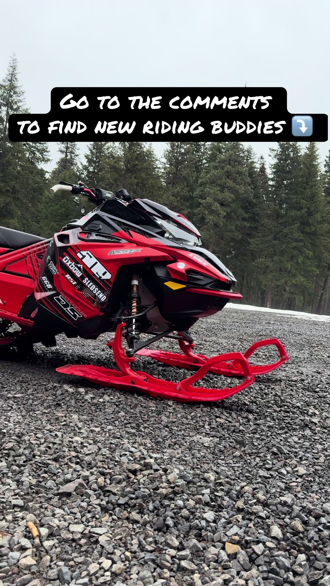 Drop a pic of your sled too 🤟😮‍💨 #snowmobiles #snowmobiling #local #fyp #discover 
