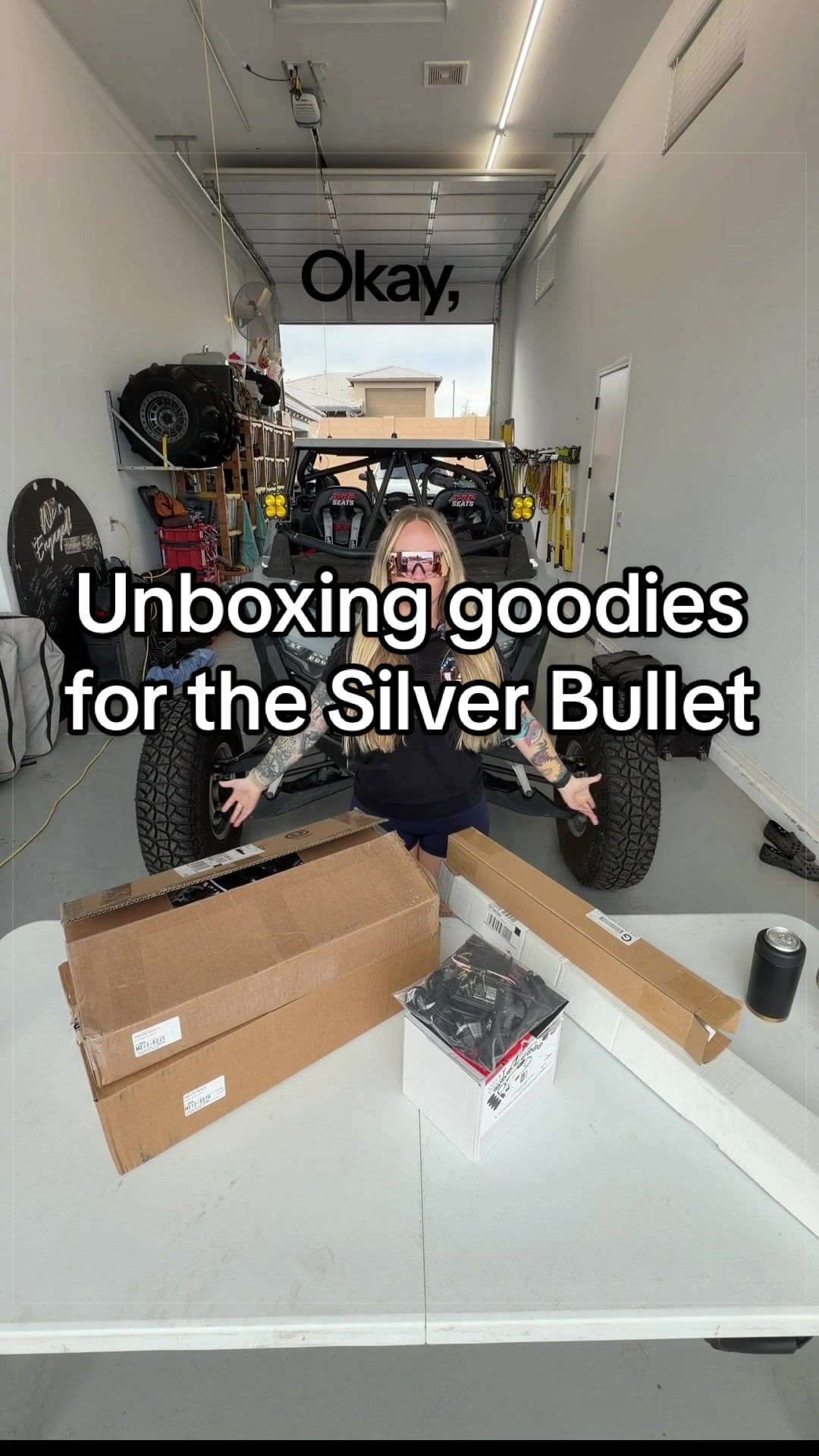 In continuation of “Sand Show Crunch Time”  Unboxing this weeks goodies for the Silver Bullet 👏🏼 Let’s get these XTC Power Products and @Dirt Direct Offroad goodies installed on this @Polaris Off Road rzr! On the books for next weekend/throughout the week: tidying everything up, hopefully vinyl 🤞🏼 some stickers and a full detail with emphasis on the wheels and tires 😮‍💨 Countdown: 11 days until @Sand Sports Super Show 