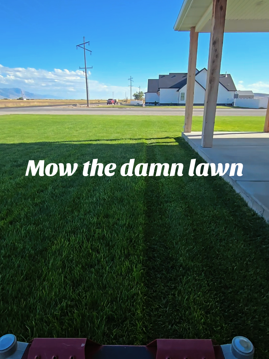 Mental health looks different for everyone. sometimes you just gotta mow the damn lawn.  #mowingthelawn #hardworking #mentalhealth #lawnmower #landscaping 