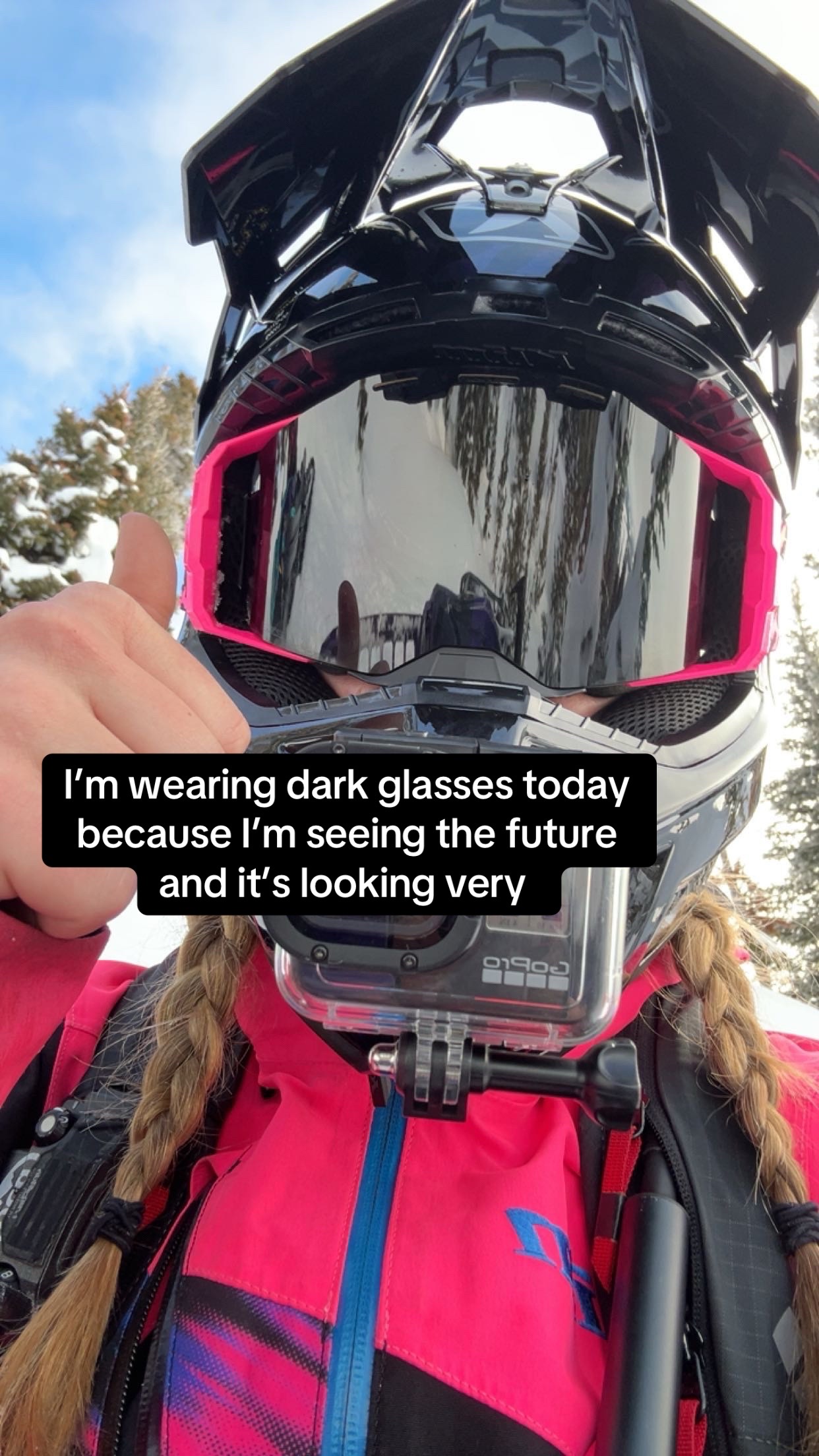 #snowmobile #snowmobileseason #sledtok #sledgirl #winter 