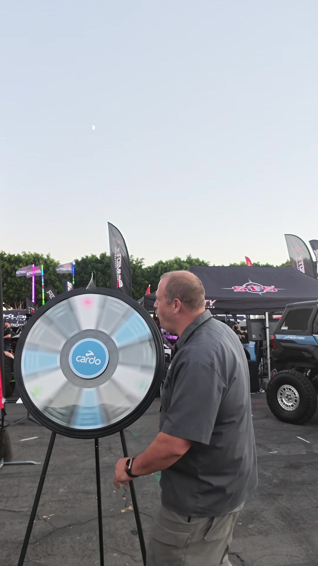 @Sand Sports Super Show is right now through Sept 20.  Come see my friends at @Cardo ORV for a chance to win 