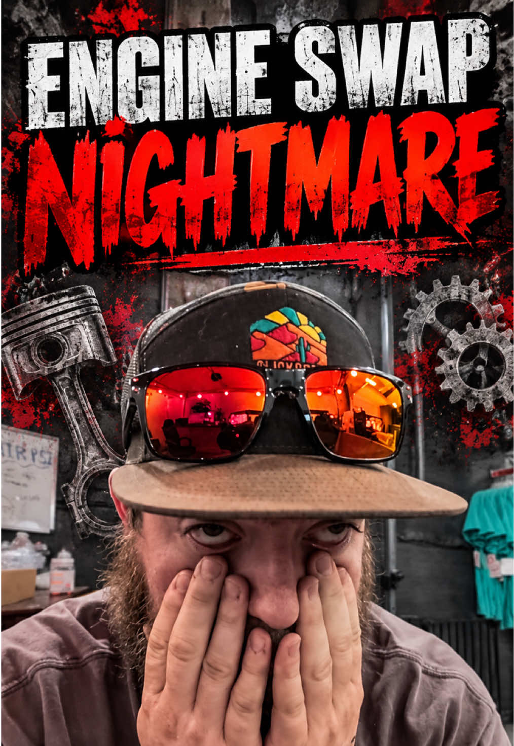 Some of the fun highlights of the nightmare we’re living. #turboswap #repair #engineswap #utv #racecarlife 