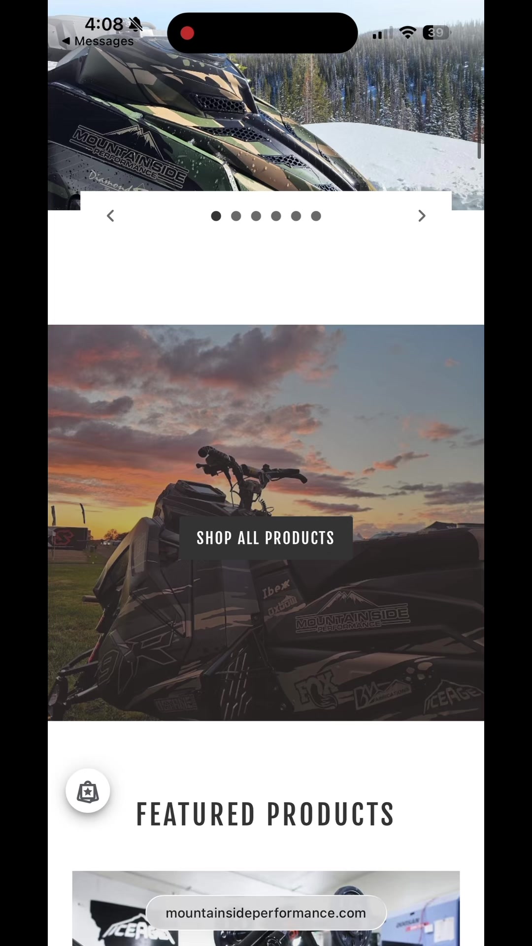 For those who need some goods for there sled builds this  season head over to mountainside Performance they got it all. Link in my bio for easy access to there page. #sledtok #viral #fyp #foryoupage #snowmobiles 