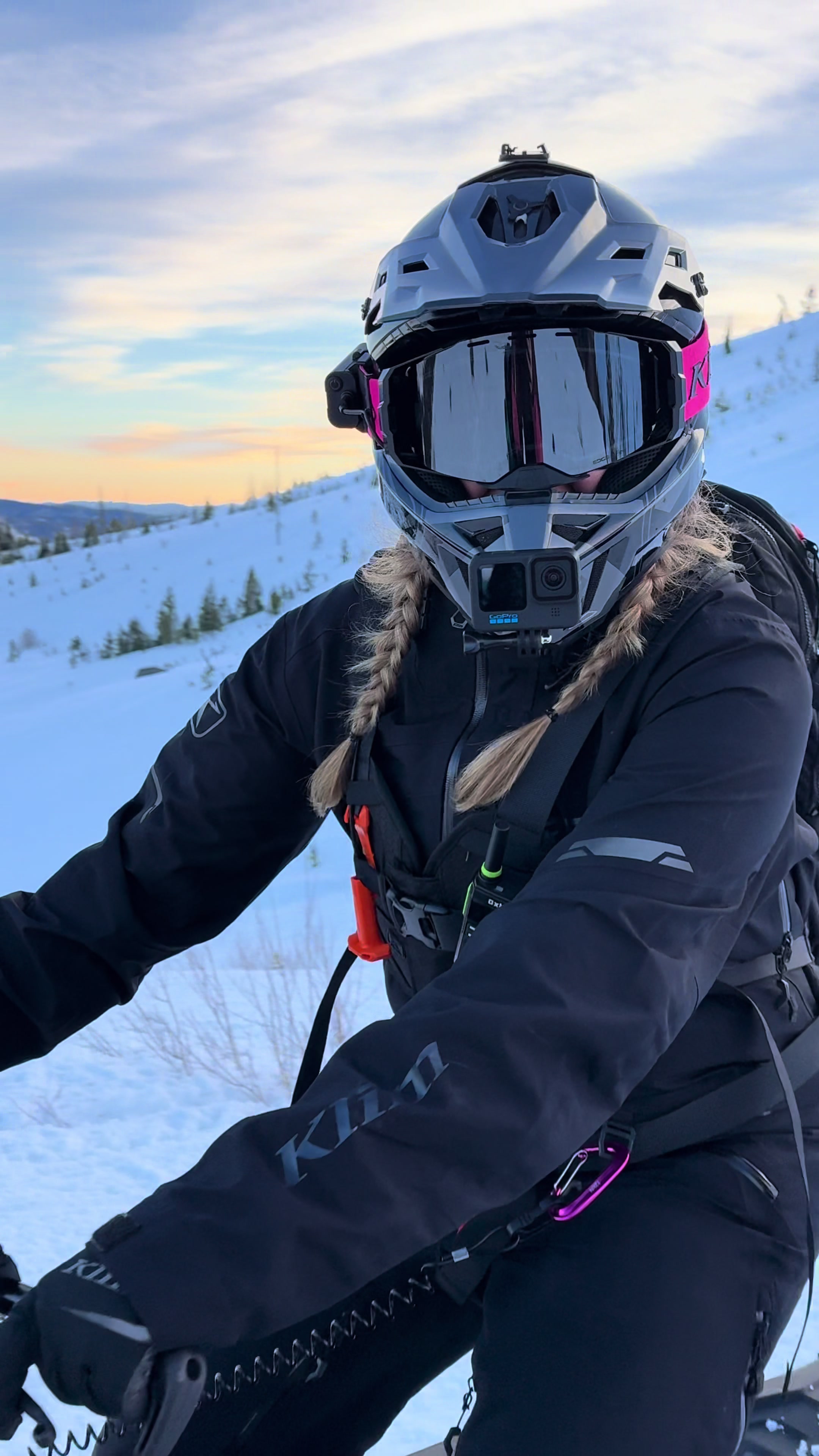 Living the life that once seemed unrealistic.  Crazy opportunities, unreal views, and doing what makes me happy. Back to normal sled programming 🤘🏻 #polarissnow #sledgirlz #klim #oxbow #snowmobiling @Southside Sales @sledgirlz @KLIM 