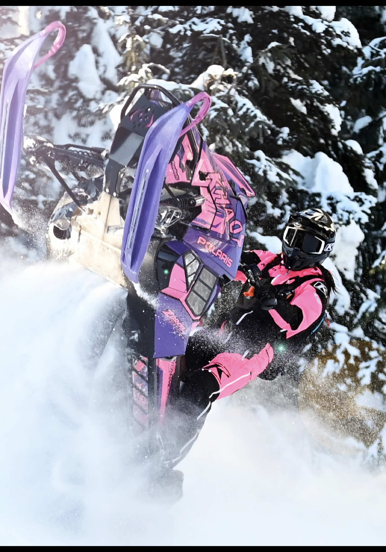 🚀Catching air while we wait for the snow to drop! 🩷❄️Vault throwback #2—keeping the engines warm and the hype alive until the season officially starts!  #SnowmobileThrowback #THINKoutside #KLIMlife #WinterIsComing 