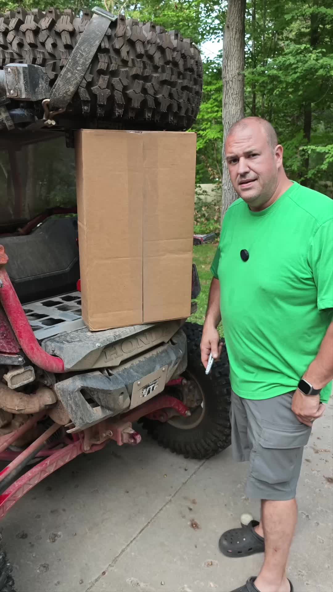 Unboxing my latest thing to install on the SXS - the @weboost Sxs edition booster.  Looking forward to giving this a rip on the trails 