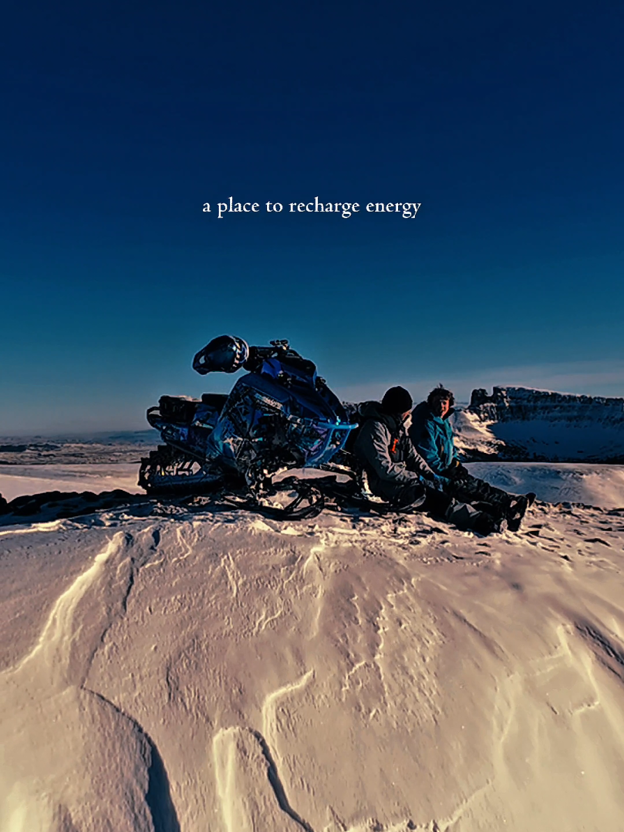 @Amish dude on top of the world with @Justin Ponsor taking in the view. @ArcticFX wraps sure make that sled stand out! @Brooks Lake Lodge 
