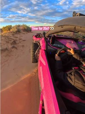 What's everyone’s fav wheel / tire setup? 😮‍💨🩷 @valoroffroad @SuperATV.com @System3offroadbanshee #pink #canam #maverickr #girlswhoride 