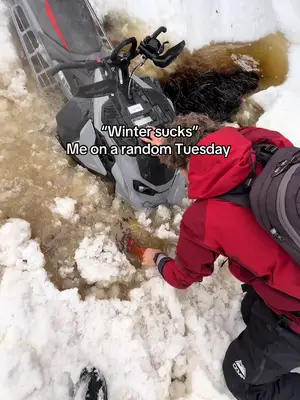 😂  #sledtok #revy #stuck #skidoo #trending 