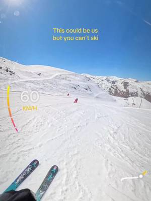 This could be us but you can’t ski!! 🎿❄️⛷️ #skiing #skiingislife #skiingisfun #skiingday #skiingseason 