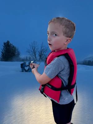 riding into the night because you can't waste any time on the trip @Oxbow Gear @ArcticFX 