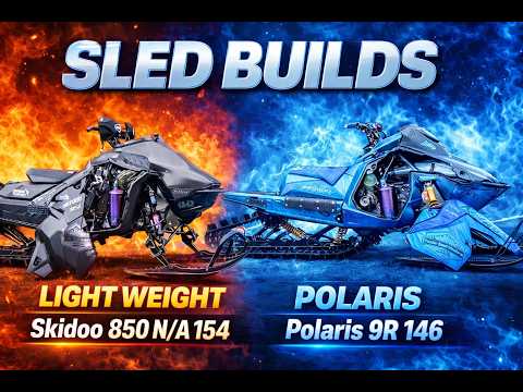 **SLED BUILDS** LIGHT WEIGHT SKIDOO 850 154  POLARIS 9R 146 & SKIDOO 850 TURBO GUIDE SLED.