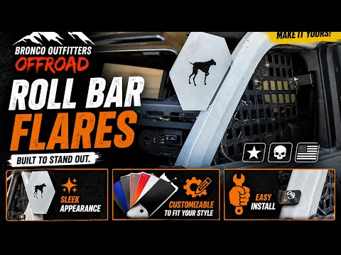 Bronco Outfitters off road rollbar flares