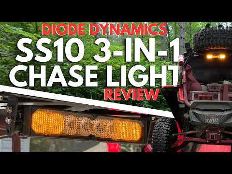Diode Dynamics SS10 LED Chase Light - 3 Function Off-Road Chase Light Bar Review