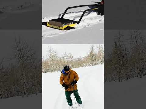 Pathmaster Snow Groomer in Action (Ski Weight Hack)