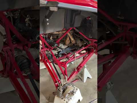 No shocks!!! Fox servicing the shocks and doing spring maintenance.  Can’t wait to hit the trails.