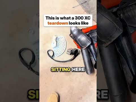 This is what a KTM 300 XC teardown looks like #shorts