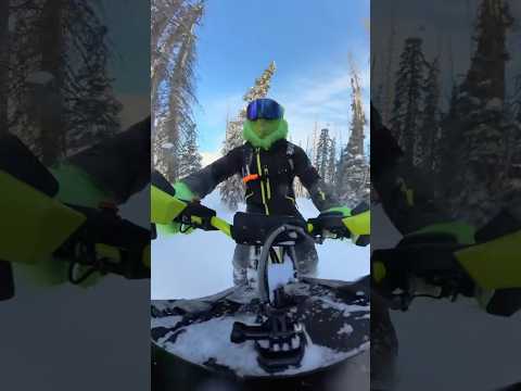 Santa is coming soon, the Grinch is right behind him! @skidoo #ThatSkidooFeeling