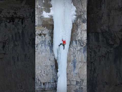 A frozen waterfall to remember. This was an ice climb I will not forget. I waited years for it.