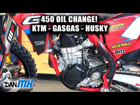 2022 GasGas MC450F Oil Change | KTM 450 SX-F & Husqvarna FC 450