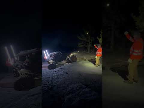 Crazy TJ at Posi Hill during Moonlight Madness 2026.  #4x4 #jeep #offroad