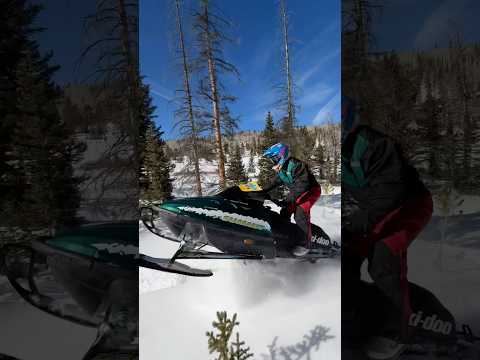 The Ski-Doo Summit 670 is still a ripper! @skidoo #ThatSkidooFeeling #skidoo #snowmobile #winter