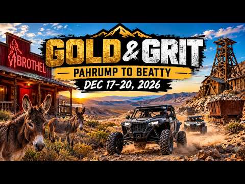 Gold & Grit: Pahrump to Beatty SXS Experience | December 17–20, 2026 | UTV Offroad Adventures