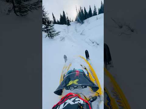 Little Climb summit 700 #north #snow #snowmobile #mountains