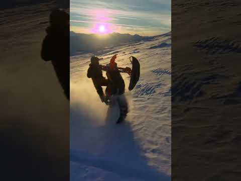 Can’t deny the Timbersled Riot 3 Pro is a snowbike kit that puts smiles on your face. #Alaska