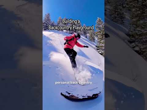 I Built a Private Ski Playground on 400 Acres! #ski