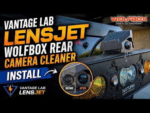 Vantage Lab LensJet washer for the Wolfbox rear camera