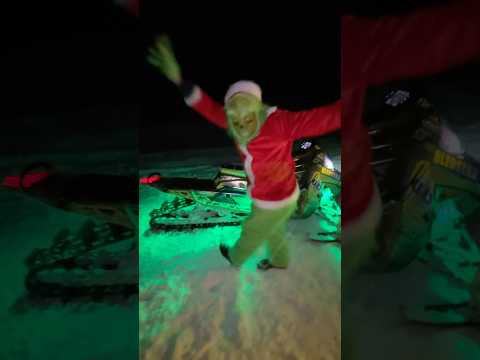 The Grinch that stole Christmas @PolarisSnow  #snowmobiles