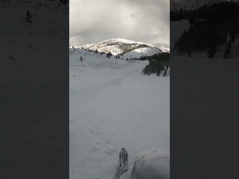 Throw back to an avalanche that was triggered a couple seasons ago
