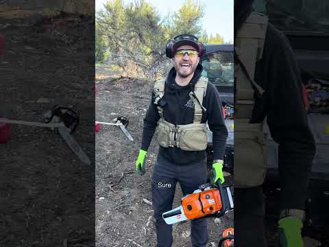 Just Got the Stihl MS500i – This Thing is a Beast