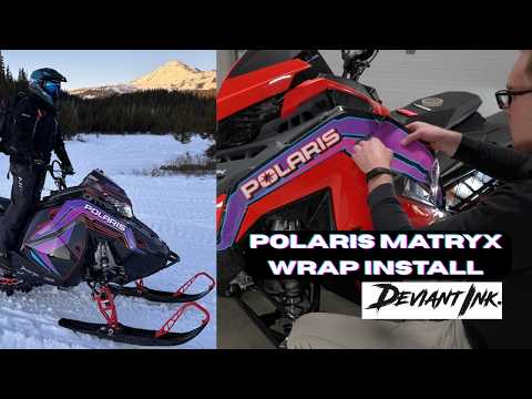Deviant Ink Wrap Install Polaris Matryx