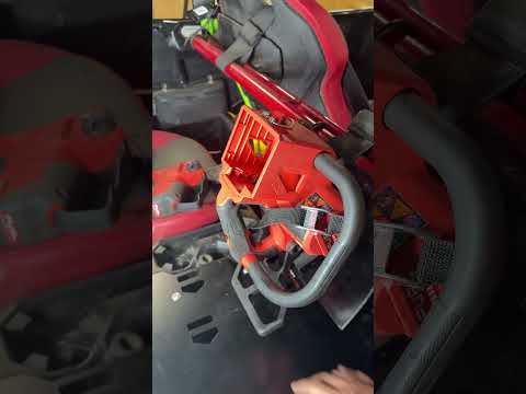 Awesome UTV chainsaw mount installed