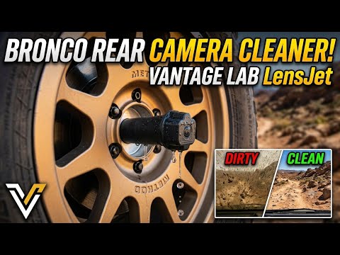 Vantage Lab Ford Bronco LensJet rear camera washer install